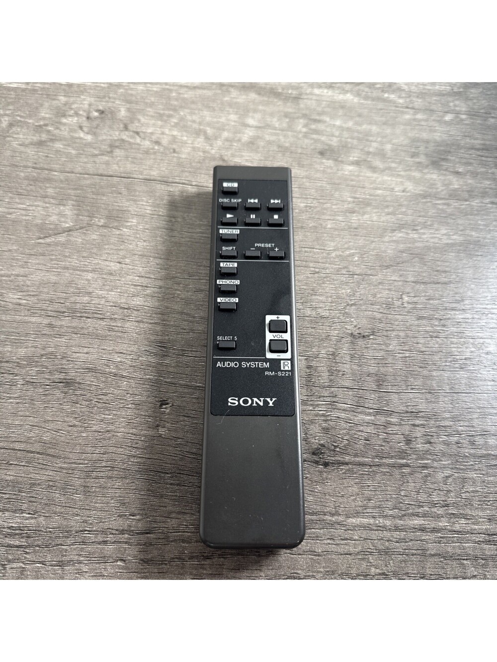 Genuine Sony RM-S221 Audio System Remote LBT-D150 LBT-D250 LBT-D550 Tested